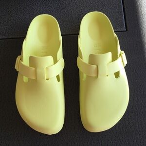 Birkenstock yellow clog